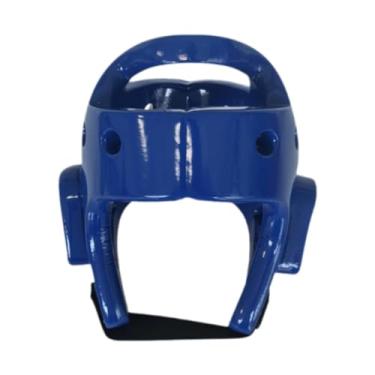 Imagem de oshhni Protetor de Cabeça para Boxe, Confortável, Ventilado e Espessado, Ideal para Taekwondo, Muay Thai e Karatê, Azul, S