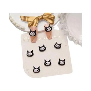 Imagem de Charmes De Unhas Kuromi Hello Kitty 100Pcs Decoração De Arte De Unhas 