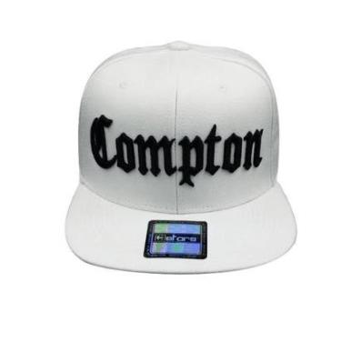 Imagem de Bone Snapback E-stars Aba Reta Branco-Masculino