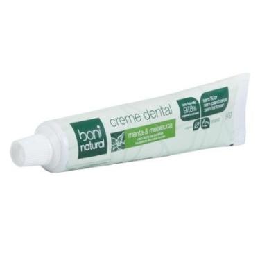Imagem de Creme Dental Boni Natural sem Flúor Menta e Malaleuca 90g-Unissex