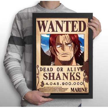 Imagem de Quadro Procura-se Shanks - One Piece (Tamanho A3) - Shimai