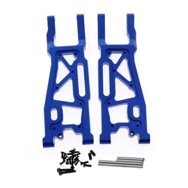 Imagem de Peças de carro RC compatíveis com Traxxas para Sledge 95076-4 1/8 RC Car Upgrades Peças Acessórios Braço de suspensão dianteira de alumínio 9530 9531