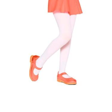 Imagem de Kit com 6 Meias Calças Infantil Fio 40 Opaca Lobinha 2530-001, Branco,