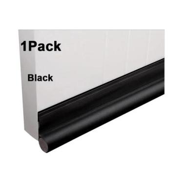 Imagem de Fita De Vedação Inferior Para Porta Preta, Isolamento Acústico, Protet