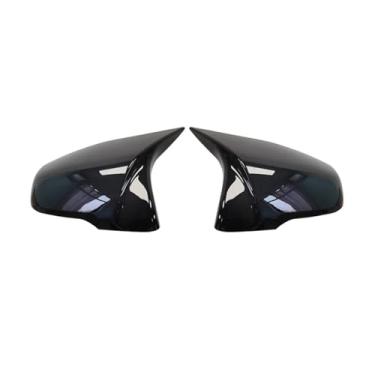 Imagem de Capa De Espelho Retrovisor Estilo M Em Fibra De Carbono Real Compatível Com BMW 1 2 Séries F45 F40 Z4 G29 X1 F48 F49 X2 F39 Compatível Com Toyota Supra 2019-2023(Bright black)
