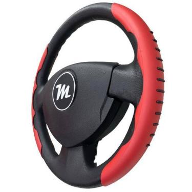 Imagem de Capa Protetora Para Volante Miollo Vermelha E Detalhe Preto
