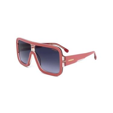 Imagem de Óculos de Sol Unissex Carrera FLAGLAB 14 Rosa Bege/Cinza Escuro Degradê 62/11/145, Rosa Bege, 62/145/11