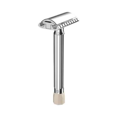 Imagem de Navalha De Segurança Ajustável De Dupla Lâmina Em Liga De Zinco Cromad