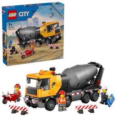 Imagem de LEGO City Caminhão Betoneira; Conjunto de Construção para Crianças 60478