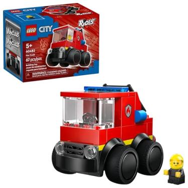 Imagem de LEGO City Veículos: Caminhão dos Bombeiros; Conjunto de Construção 60482