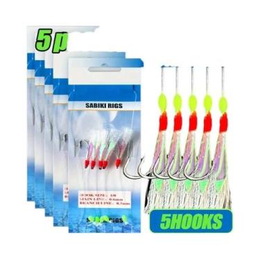 Imagem de Equipamentos Luminosos Para Pesca Com Penas De Peixe Para Pesca Em Águ