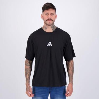 Imagem de Camiseta Adidas Grafica Treino Preta, G