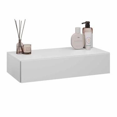 Imagem de Penteadeira Suspensa 60cm 1 Gaveta Carina Z34 Branco - Mpozenato