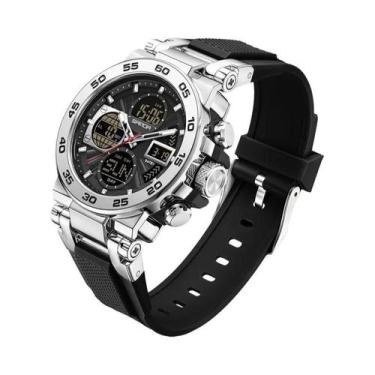 Imagem de Relógio De Quartzo Masculino Esportivo Militar À Prova D'água 50M Com 