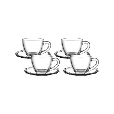 Imagem de Conjunto 4 Xícaras Café Hauskraft Bamboo 100ml