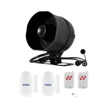 Imagem de Sistema De Alarme WiFi De Alto Decibel 120dB Com Sensor De Porta Tuya,