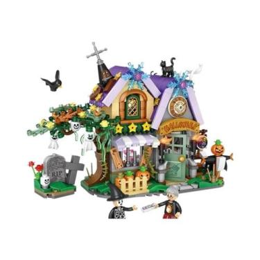 Imagem de Kit De Blocos De Montar Carruagem De Abóbora De Halloween Para Meninas