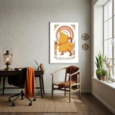 Imagem de Quadro Decorativo Orixás Obaluayê - 70X50Cm - Quadros On-Line