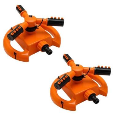 Imagem de Kit 2 Esguicho Giratório Irrigador Jardim Grama 360 Graus - Idea