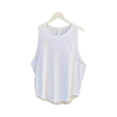 Imagem de Camisetas De Verão Sem Mangas Para Mulheres, Blusas De Pilates E Yoga 