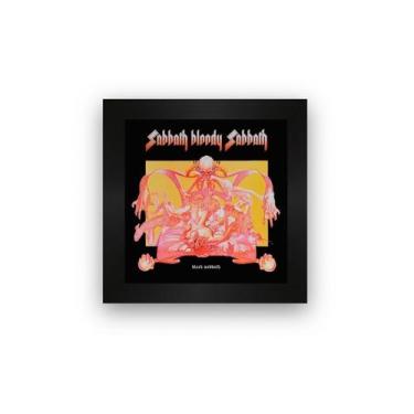 Imagem de Quadro azulejo com moldura Black Sabbath Sabbath Bloody - Starnerd