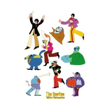 Imagem de Pintura Em Tela Do Submarino Dos Beatles, Decoração Para Sala De Estar