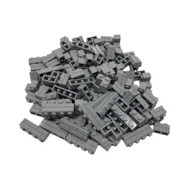 Imagem de 120 Peças De Blocos De Montar Listrados MOC: Palácio, Castelo, Cidade,