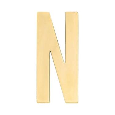 Imagem de Adesivos De Números De Casa Em Metal Autoadesivos 7x3cm Letras Do Alfa