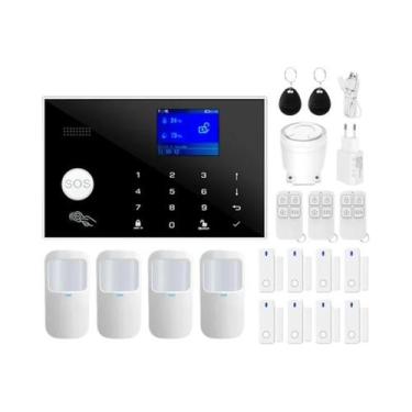 Imagem de Kit De Sistema De Alarme Sem Fio Para Casa Inteligente Com Sensor De M