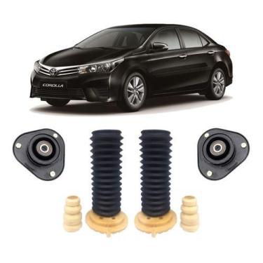 Imagem de 2 Kit Batente Suspensão Dianteira Corolla 2015 2016 2017 18 - QualyKit
