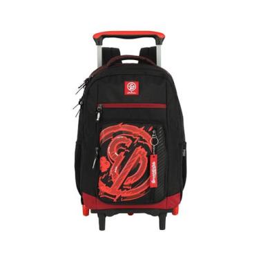 Imagem de Mochila Enaldinho Rodinhas YouTuber Escolar Passeio Juvenil - Luxcel, 