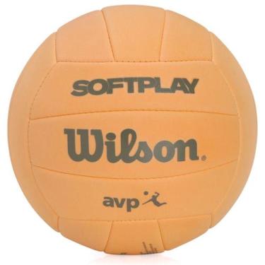 Imagem de Bola de Vôlei Wilson AVP Soft Play Laranja