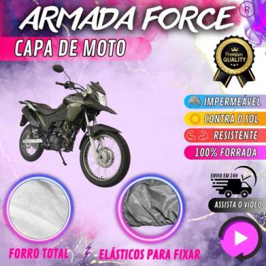 Imagem de Capa para Moto HONDA XRE 190 100% Forrada Forro Total Armada Force 100
