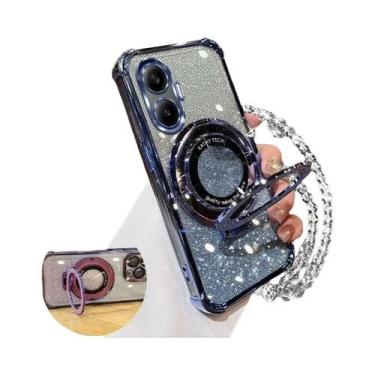 Imagem de Capa De Telefone Rosa Brilhante Com Airbag Para Xiaomi POCO F7 M7 F7 p