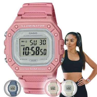 Imagem de Relógio de Pulso Casio Feminino Digital Esportivo Quadrado Illuminator