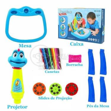 Imagem de Projetor Para Desenho Infantil Aprendizagem Galinha Azul - SMART BRACE