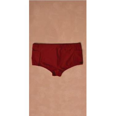 Imagem de Sunga Lisa Adulto Boxer Com Bolso  - Sol e Água, Vermelho, M