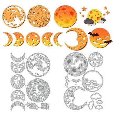 Imagem de DELORIGIN Moldes de Corte Lua em Aço Carbono, 2 Peças