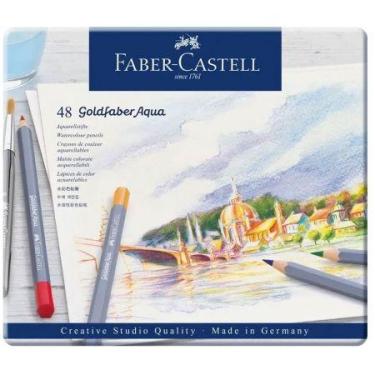 Imagem de Lápis de cor GoldFaber 48 cores aquarelável 114648N - Faber-Castell