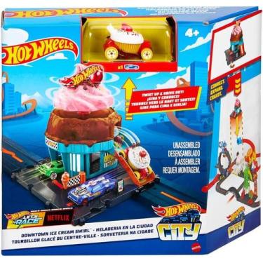 Imagem de Hot Wheels City Pista de Brinquedo Sorveteria - HDR24