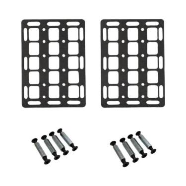 Imagem de Painel Tático Universal Impermeável Para Baú De Moto Com Sistema Molle