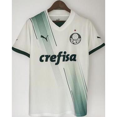 Imagem de Camisa Branca Palmeiras Masculina 23/24 Torcedor Ofc - OFICIAS, Branco