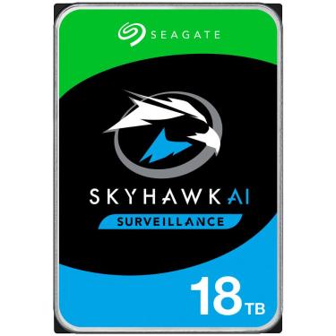 Imagem de HD 18TB SATA - 7200RPM - 256MB Cache - Seagate SkyHawk AI Surveillance - ST18000VE002