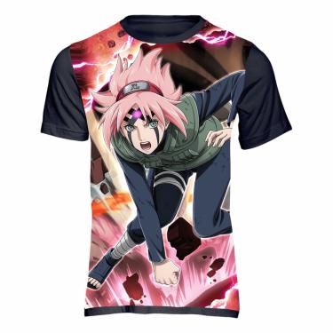 Camiseta Sarada Uchiha Mangá Desenho Anime Otaku 976 em Promoção na  Americanas