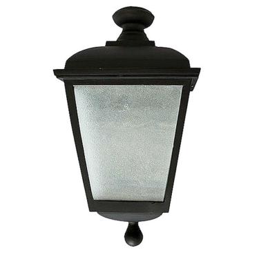 Imagem de Luminária Colonial Meia Cara Galena em Alumínio e Vidro