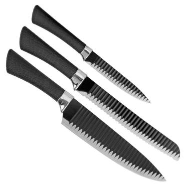 Imagem de Jogo de Facas Profissional com 3 peças Uny Home