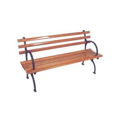 Imagem de Banco de Jardim e Praça Arco Iris em Madeira Verniz Marrom