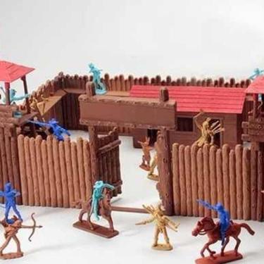 Imagem de Forte Apache Batalha Jr Brinquedos Antigos Bonecos Gulliver