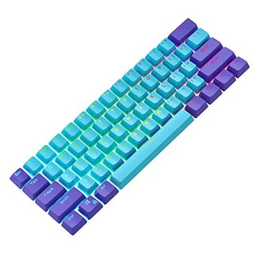 Imagem de Ussixchare Conjunto de teclas 60% 104 PBT retroiluminadas para 60% de teclado de jogos MX Switches(Shen2)