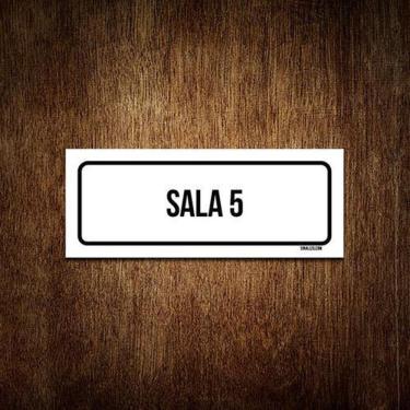 Imagem de Placa Sinalização - Setor Sala 5  23X9 